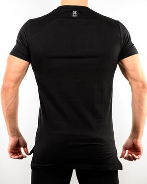Men's Fish-Tail Lifestyle Tee - Black
