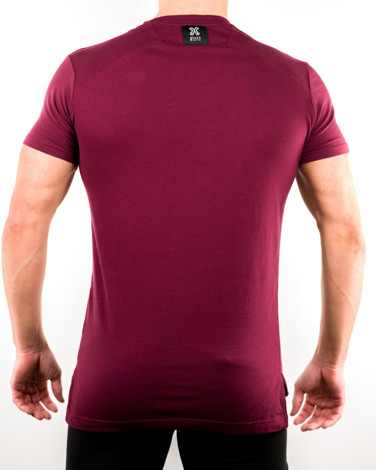 Men's Fish-Tail Lifestyle Tee - Burgundy