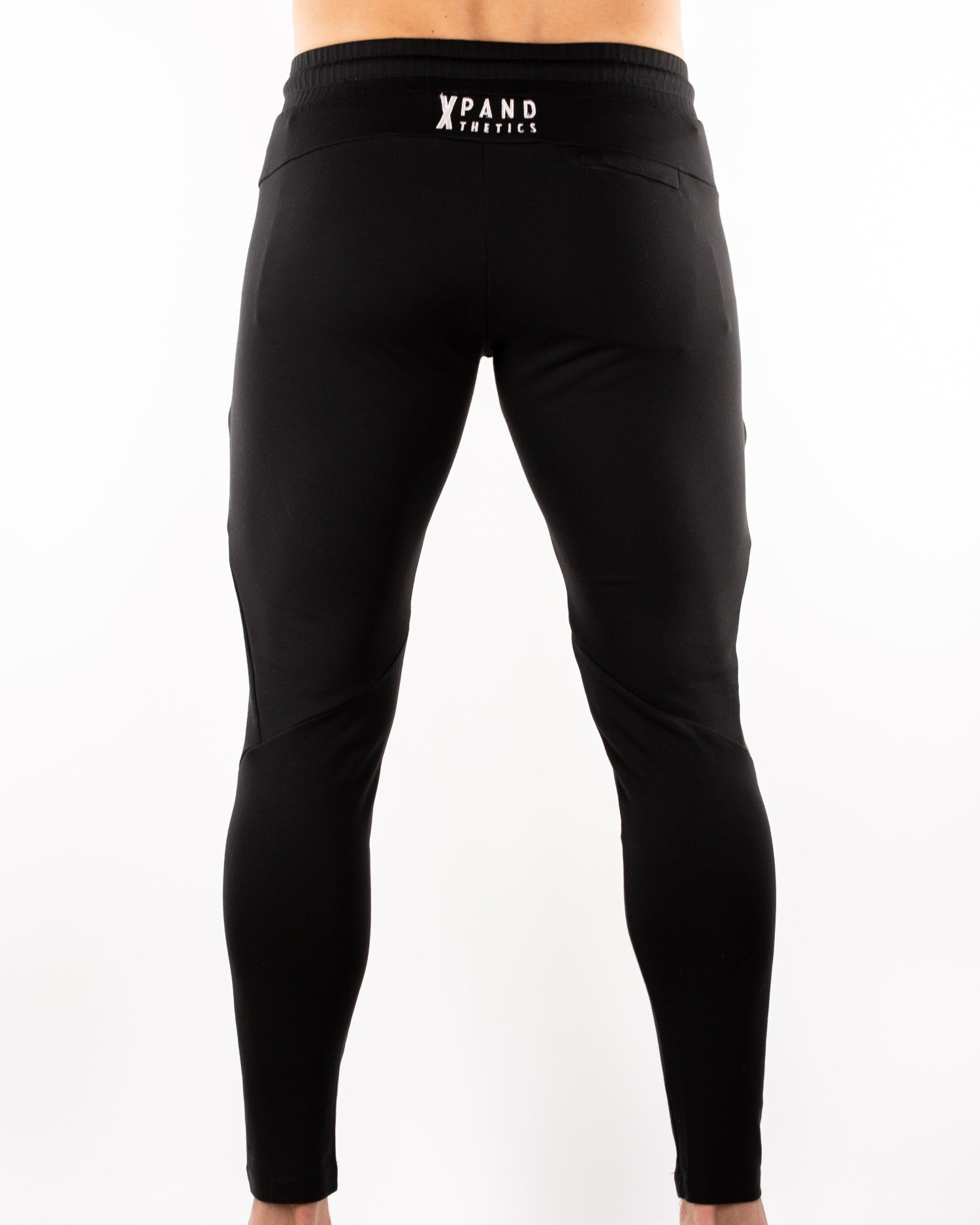 Men's Panelled Joggers - Black