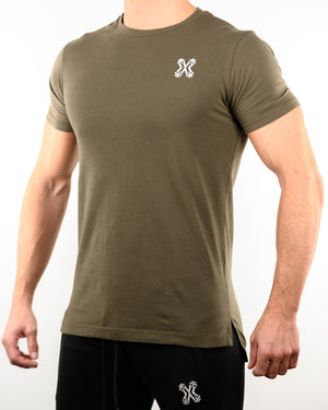 Men's Fish-Tail Lifestyle Tee - Olive